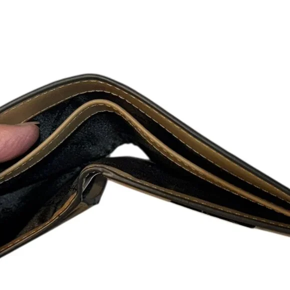 NWT Michael Kors Cooper Men Ombré Signature Logo Billfold Card ID Wallet - Husk - Picture 11 of 12